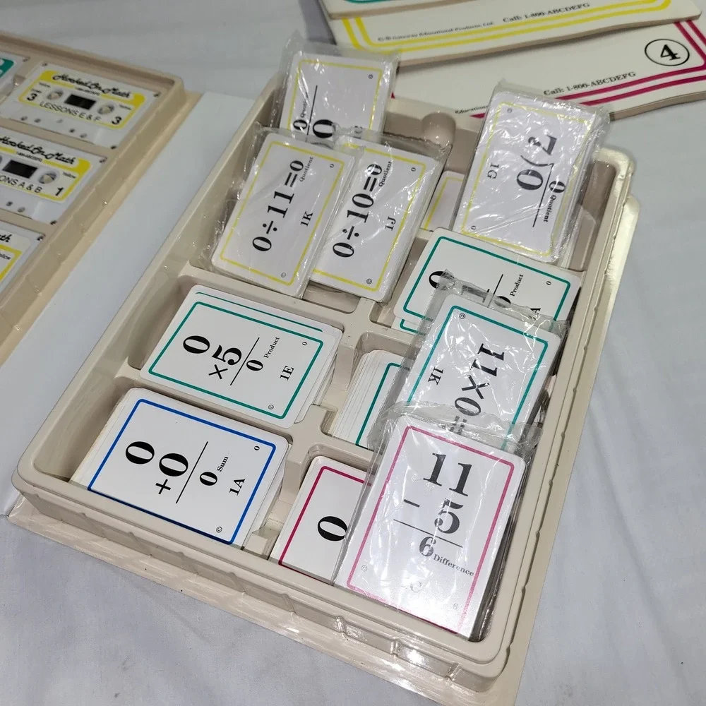 Hooked On Math Educational Learning System Flashcards Workbooks Homeschooling